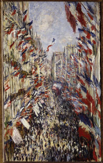 C.Monet, Rue Montorgeuil am 30. Juni 1878 von klassik art
