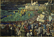 Kandinsky / Arrival of the Merchants by klassik art