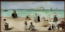 E.Manet, Beach of Boulogne-sur-Mer by klassik art