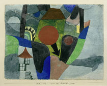 Klee, Landschaft m. sinkender Sonne/1919 von klassik art