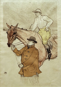 Toulouse-Lautrec, Le Jockey se Rendant.. von klassik art