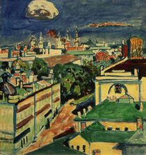 View of Muscow from the Window of Kandinsky's Flat / W. Kandinsky / Painting c.1916 by klassik art