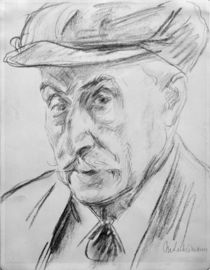 Liebermann / Self-portrait with Hat by klassik art