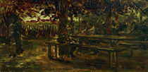 M.Liebermann, Biergarten in Etzenhausen von klassik art