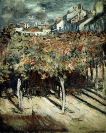 Monet / Linden trees in Poissy by klassik art