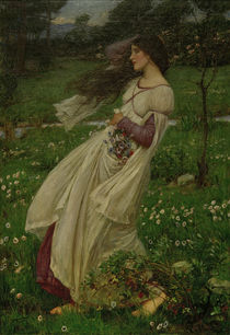 J.W.Waterhouse, Windflowers / painting by klassik art