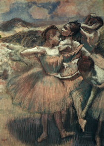 Degas / Dancers / Pastel drawing by klassik art