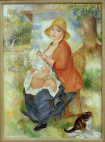 Renoir / Motherhood. Nursing mother/1886 by klassik art