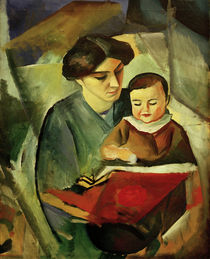 August Macke, Elisabeth und Walterchen von klassik art