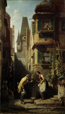 Spitzweg / The Eternal Bridegroom/c1855–58 by klassik art