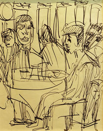 E.L.Kirchner, Am Caféhaustisch von klassik art
