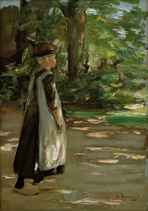 M.Liebermann, Gehendes Mädchen by klassik art