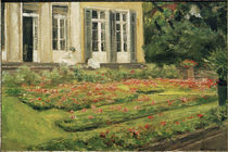 Liebermann / Flower Terrace / Painting by klassik art