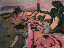 E.L.Kirchner / Coast / Fehmarn / Lighthouse by klassik art