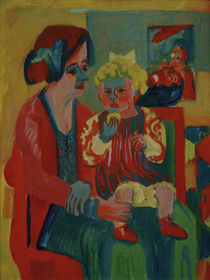 E.L.Kirchner / Girl with Child by klassik art