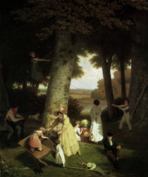 The Playground / J.L. Agasse / Painting 1830 by klassik art