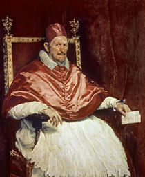 Portrait of Pope Innocent X by Diego Rodriguez de Silva y Velazquez