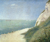 Beach at Bas Butin, Honfleur von Georges Pierre Seurat