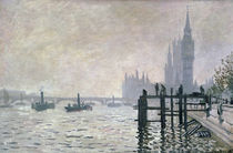 The Thames below Westminster by Claude Monet