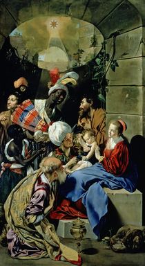 The Adoration of the Kings von Fray Juan Batista Maino or Mayno