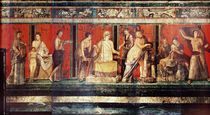 The Hall of Mysteries, Pompeii by Roman