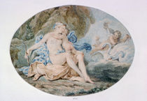 Venus Reclining on a Bank strewn with Drapery von Francesco Bartolozzi