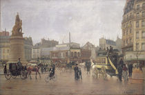 La Place Clichy, Paris, 1896 von Edmond Georges Grandjean