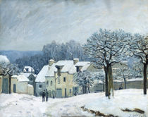 The Place du Chenil at Marly-le-Roi by Alfred Sisley