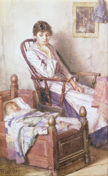 The Rosy Idol of her Solitude von Walter Langley