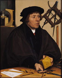 Portrait of Nicholas Kratzer 1528 von Hans Holbein the Younger
