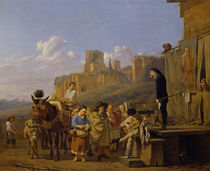 The Italian Charlatans, 1657 by Karel Dujardin