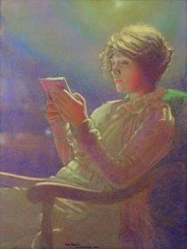 Woman Reading, 1921 von Kamir-Kaufman