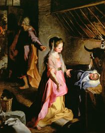 The Adoration of the Child von Federico Fiori Barocci or Baroccio