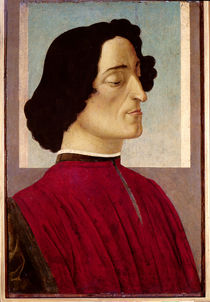 Portrait of Giuliano de' Medici c.1480 von Sandro Botticelli