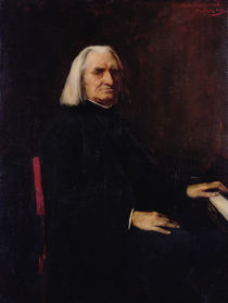 Portrait of Franz Liszt 1886 by Mihaly Munkacsy