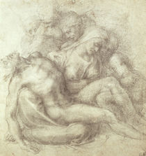Figures Study for the Lamentation Over the Dead Christ von Michelangelo Buonarroti