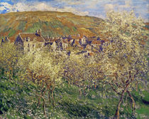 Plum Trees in Blossom, 1879 by Claude Monet