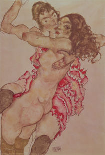 Two Women Embracing, 1915 von Egon Schiele