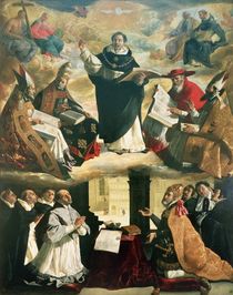 The Apotheosis of St. Thomas Aquinas von Francisco de Zurbaran