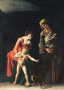Madonna and Child with a Serpent von Michelangelo Merisi da Caravaggio