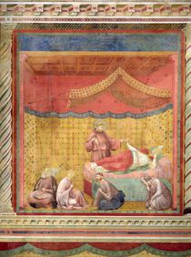 The Vision of Pope Gregory IX 1297-99 von Giotto di Bondone
