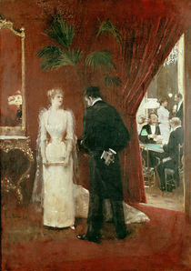The Private Conversation, 1904 von Jean Beraud