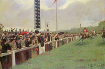 The Course at Longchamps, 1886 by Jean Beraud
