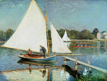 Sailing at Argenteuil, c.1874 von Claude Monet