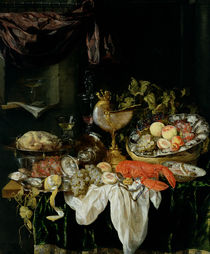 Still Life with Fruit by Abraham Hendricksz van Beyeren