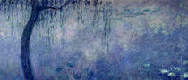 Waterlilies: Two Weeping Willows von Claude Monet