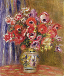 Vase of Tulips and Anemones von Pierre-Auguste Renoir