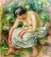 The toilet after the bath, 1915 von Pierre-Auguste Renoir