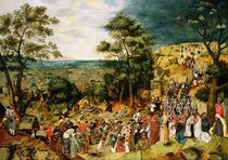 Christ on the Road to Calvary von Pieter Brueghel the Younger