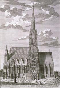 View of St. Stephan's Cathedral von Salomon Kleiner